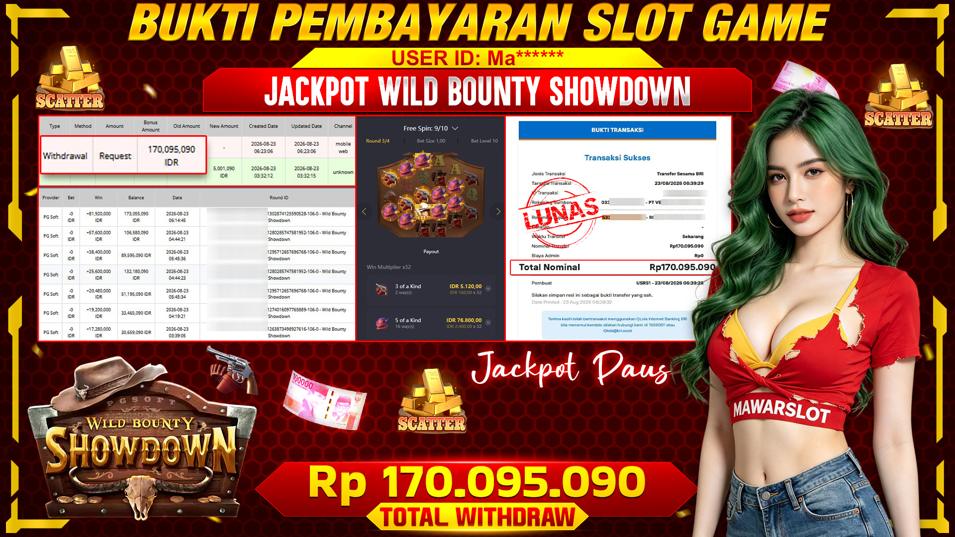 Peluru Emas Tanpa Tuan: Kuasai Wild Bounty Showdown dan Rampas Maxwin-nya