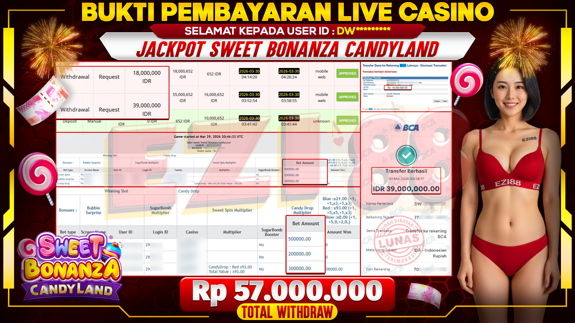 JACKPOT SWEET BONANZA CANDYLAND