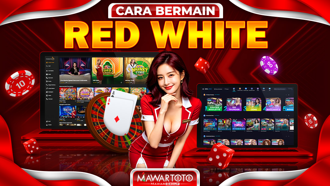 CARA BERMAIN RED WHITE