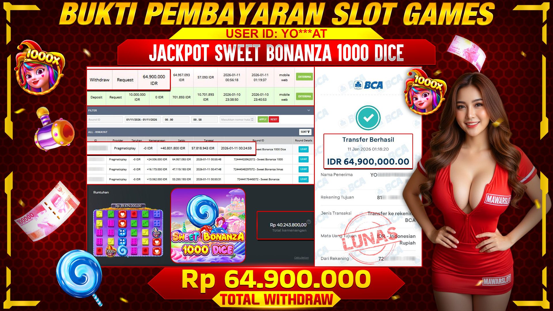 Sekali Lempar Dice, Saldo Auto Meledak!