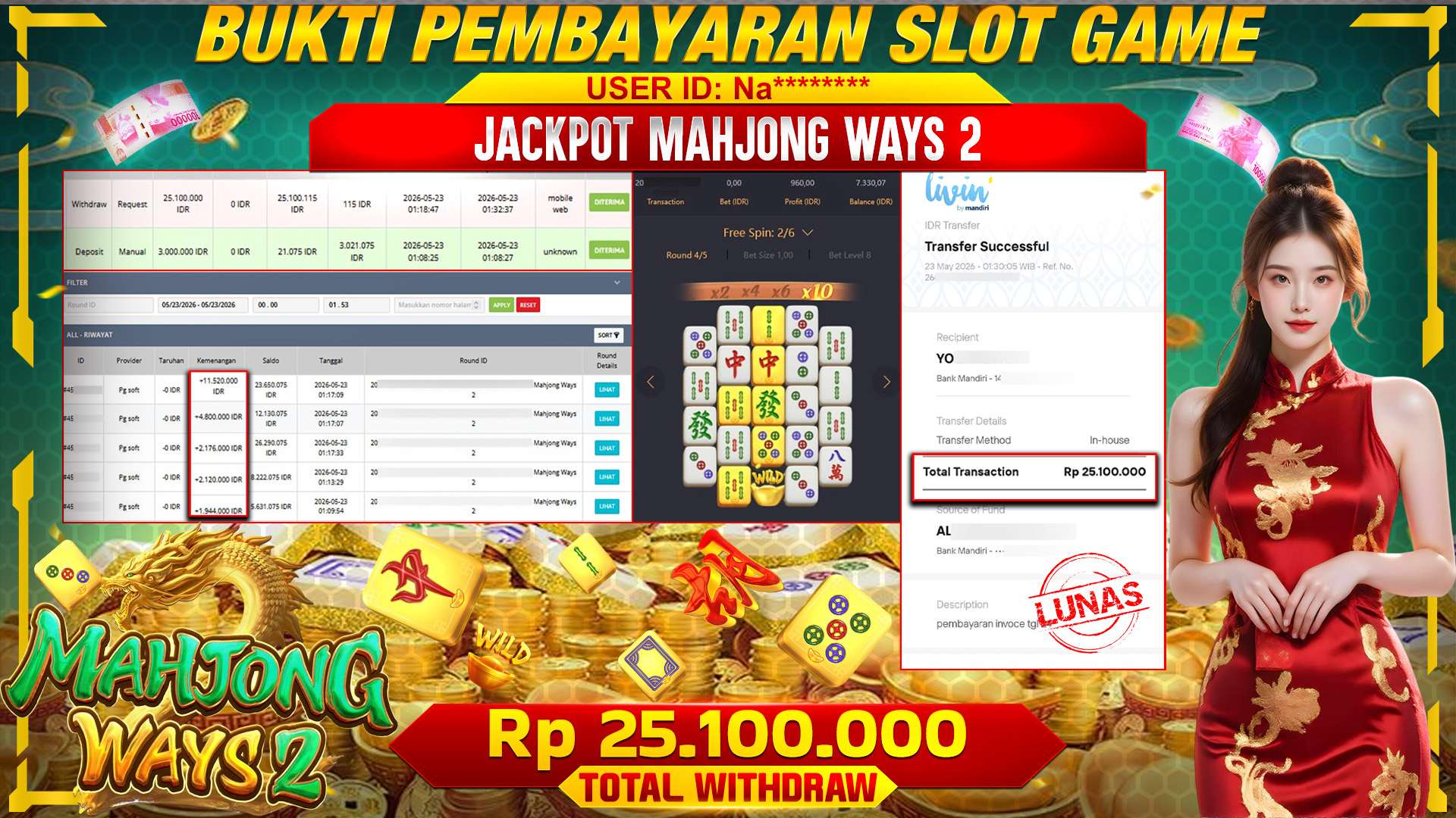 Rahasia Naga Mahjong Ways 2 : Receh Berubah Jadi Sultan!