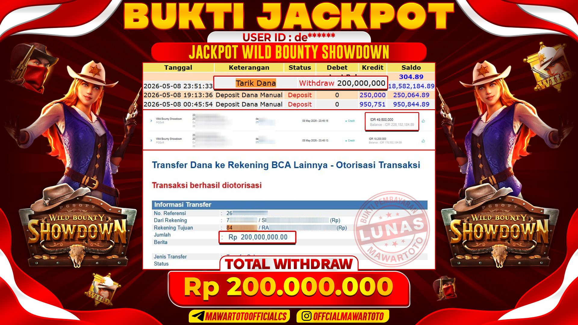 JACKPOT WILD BOUNTY SHOWDOWN