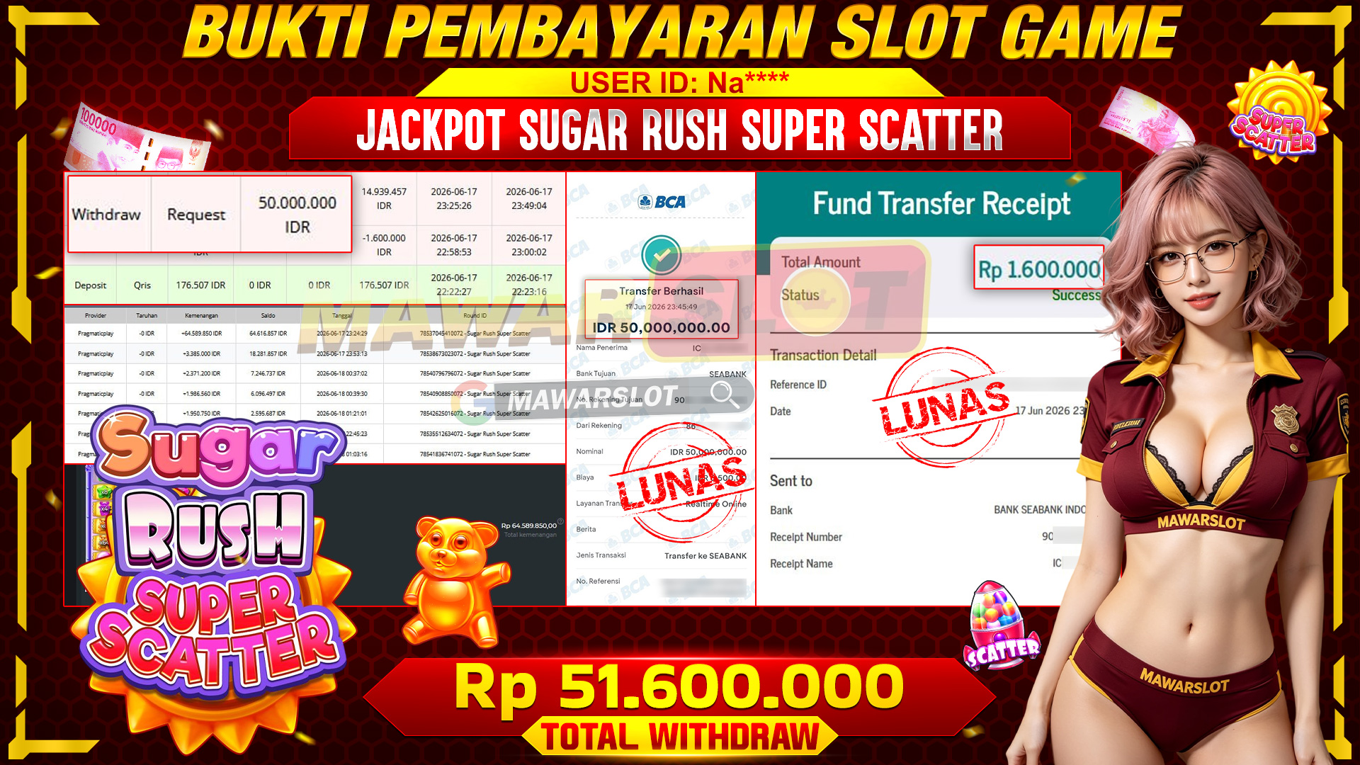 Sugar Rush Lagi Ceria, Permen Berhamburan Bikin Suasana Meriah