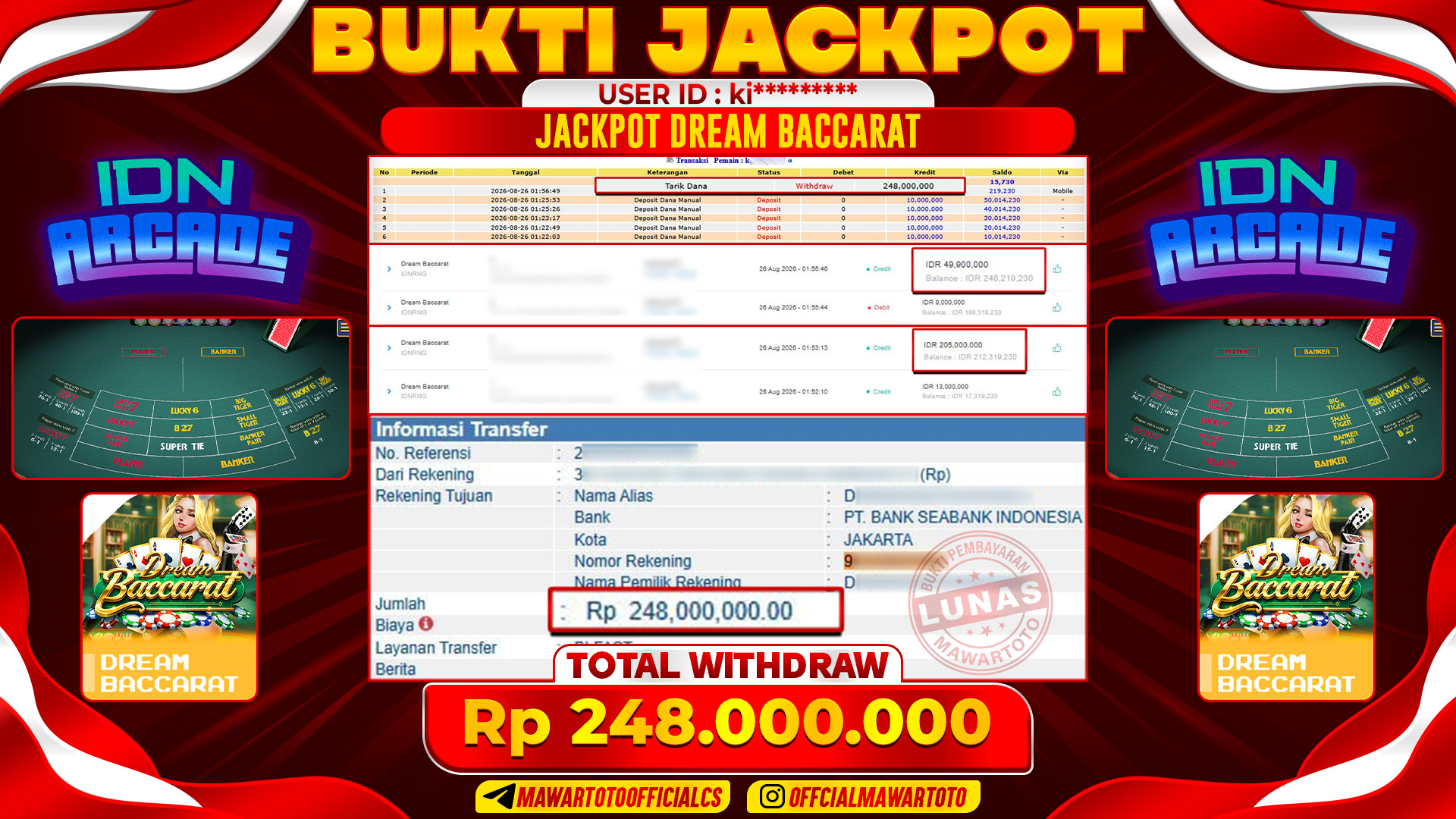 JACKPOT DREAM BACCARAT