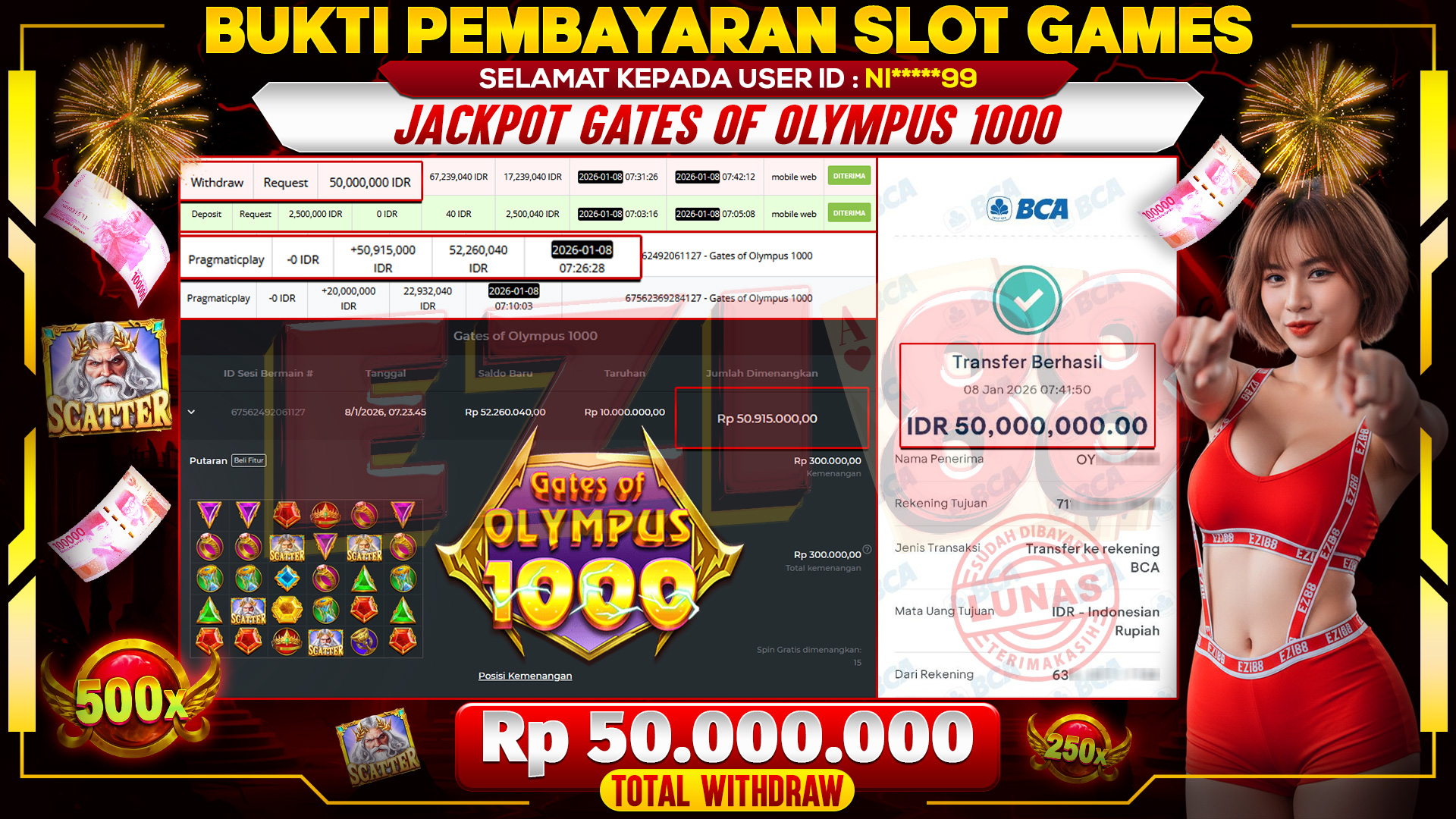JACKPOT GATES OF OLYMPUS 1000