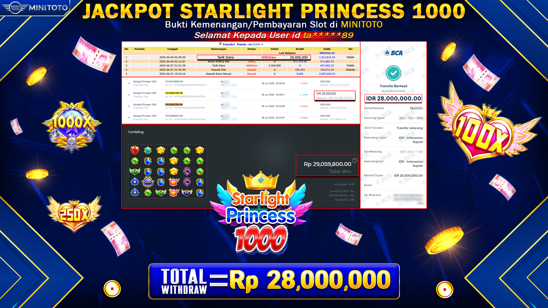 JACKPOT STARLIGHT PRINCES 1000