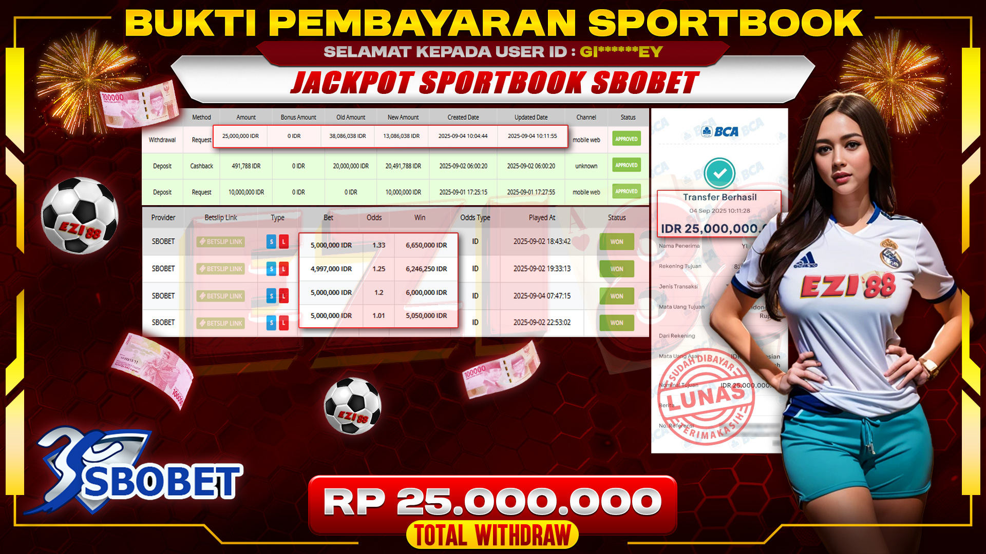 JACKPOT SPORTBOOK SBOBET