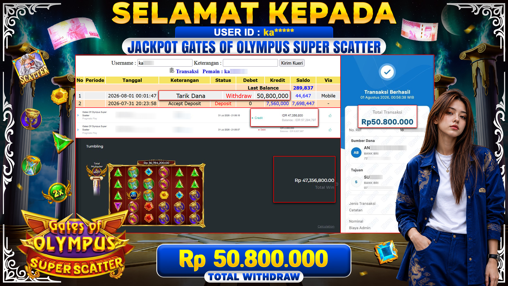 BUKTI JACKPOT GATES OF OLYMPUS SUPER SCATTER