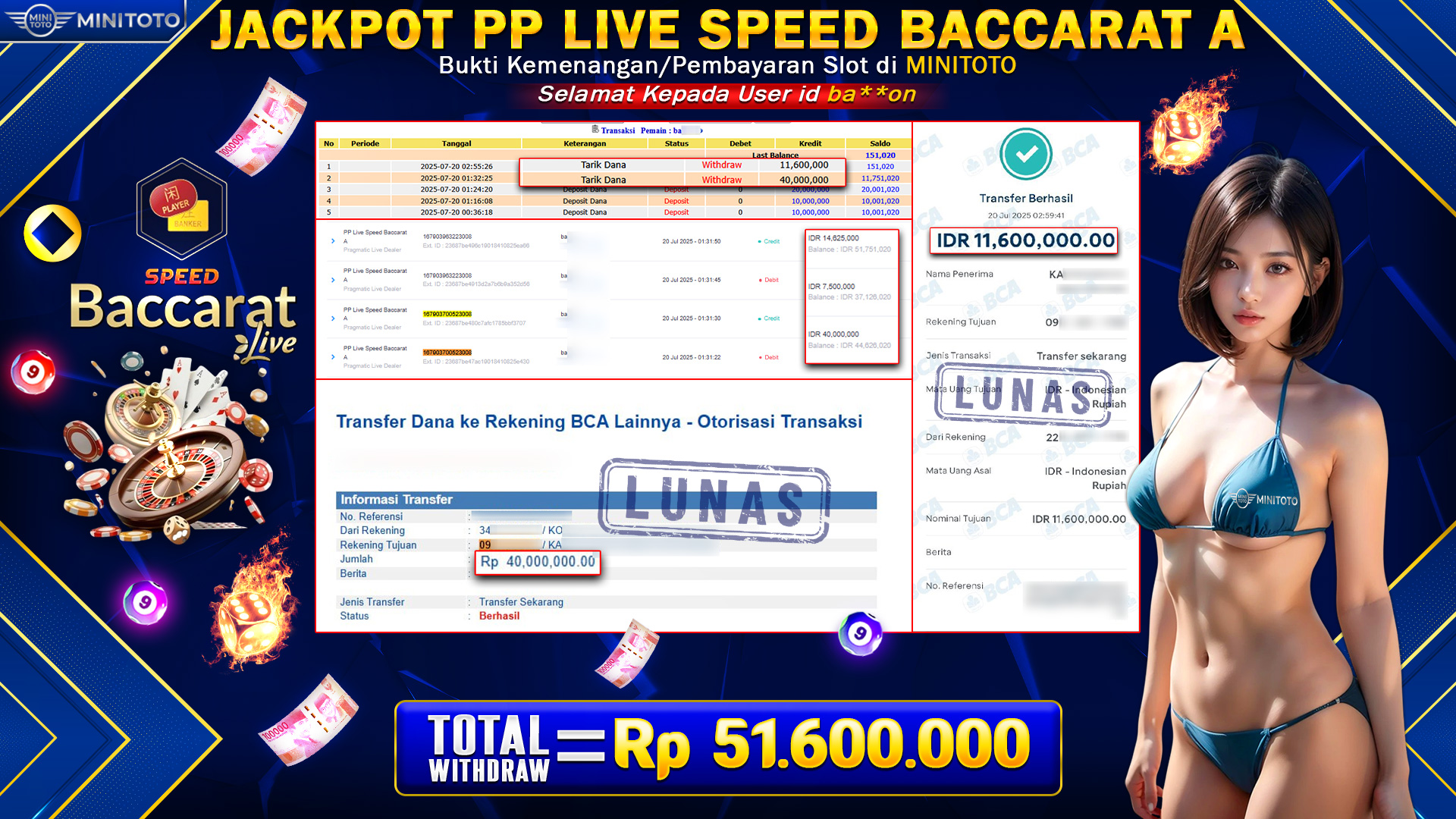 JACKPOT PP LIVE SPEED BACCARAT A