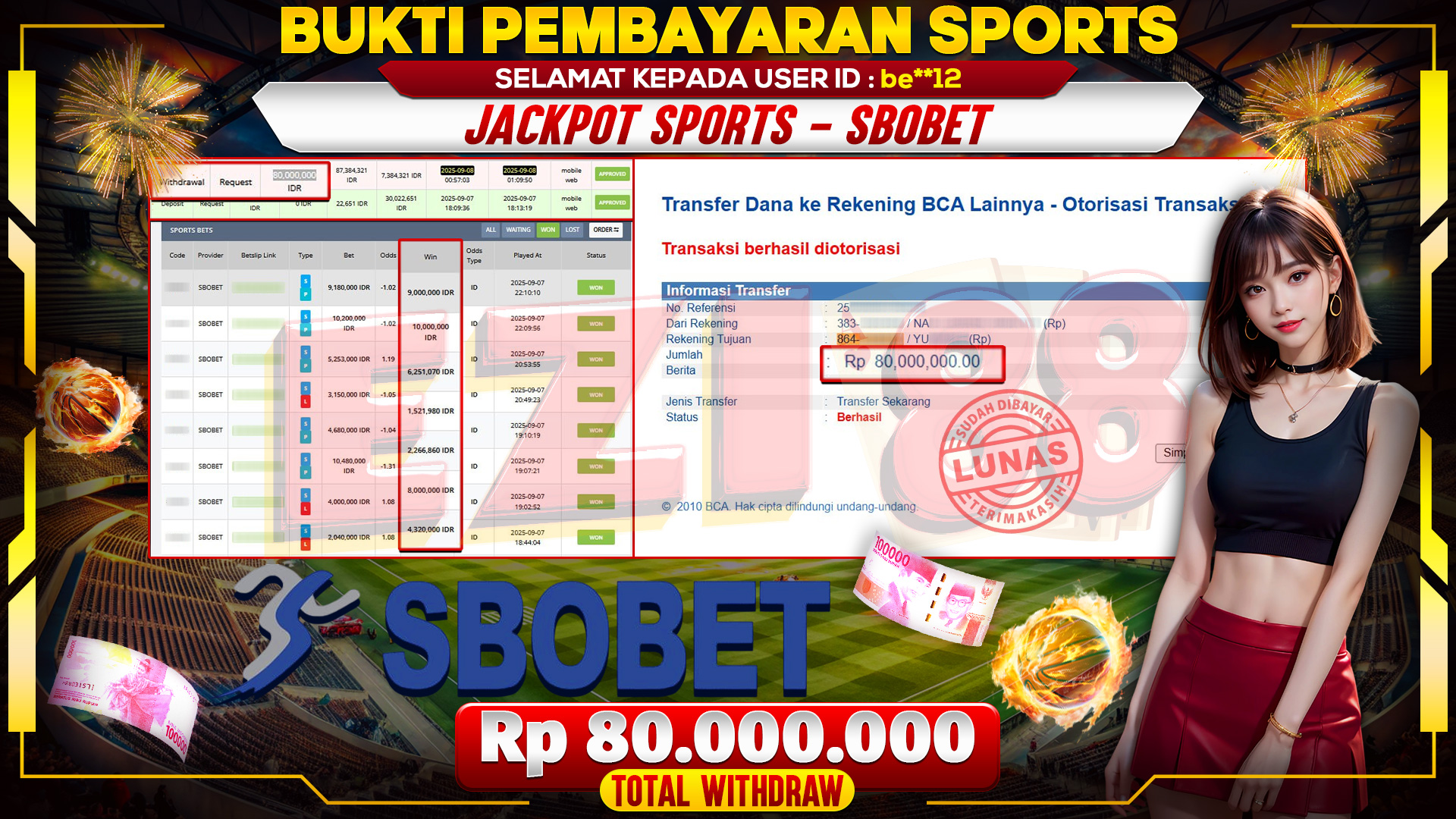 JACKPOT SPORTBOOK SBOBET