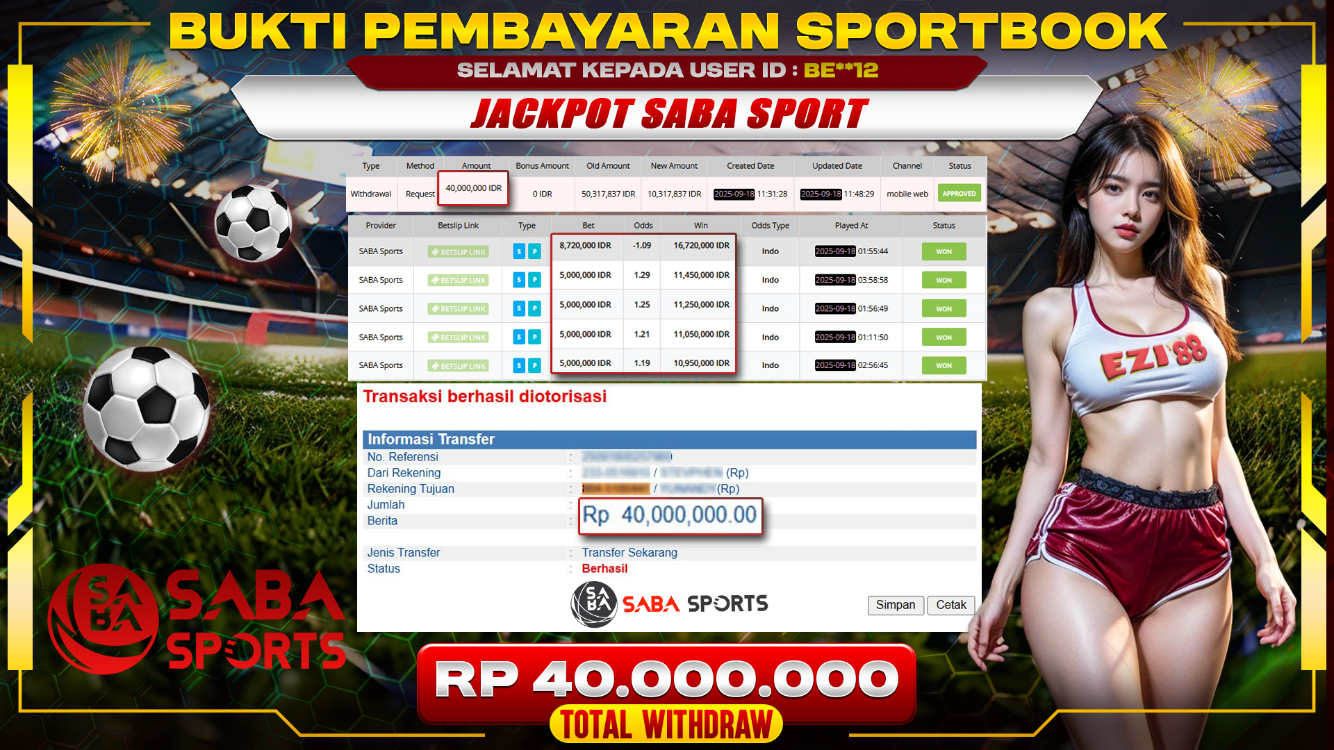 JACKPOT SABA SPORT