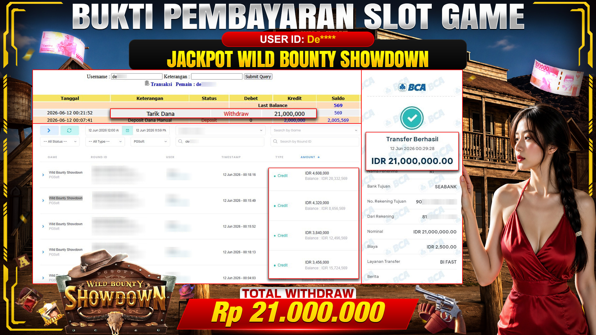 💰🎉 TOTO80 – JACKPOT SLOT WILD BOUNTY SHOWDOWN  RP. 21.000,000,- TELAH DIBAYARKAN!💰🎉