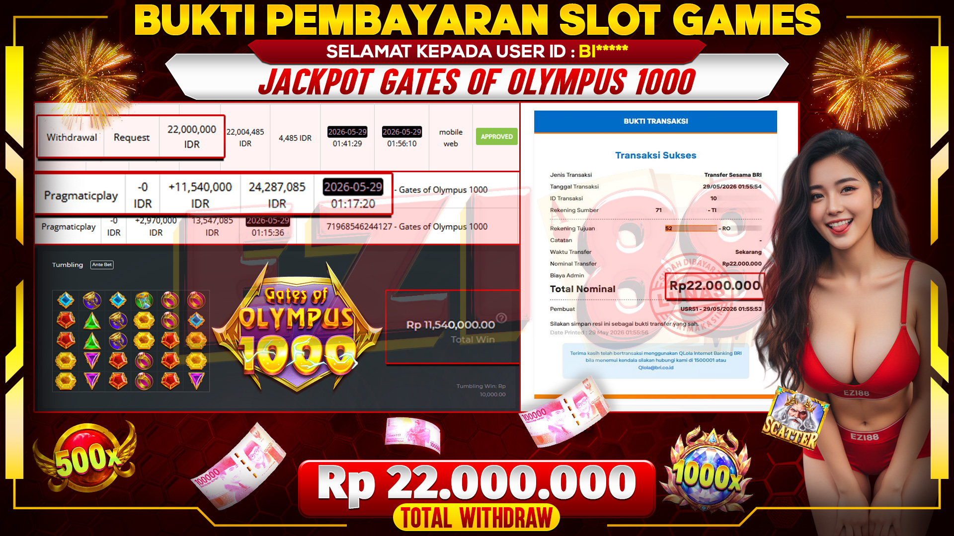JACKPOT GATES OF OLYMPUS 1000