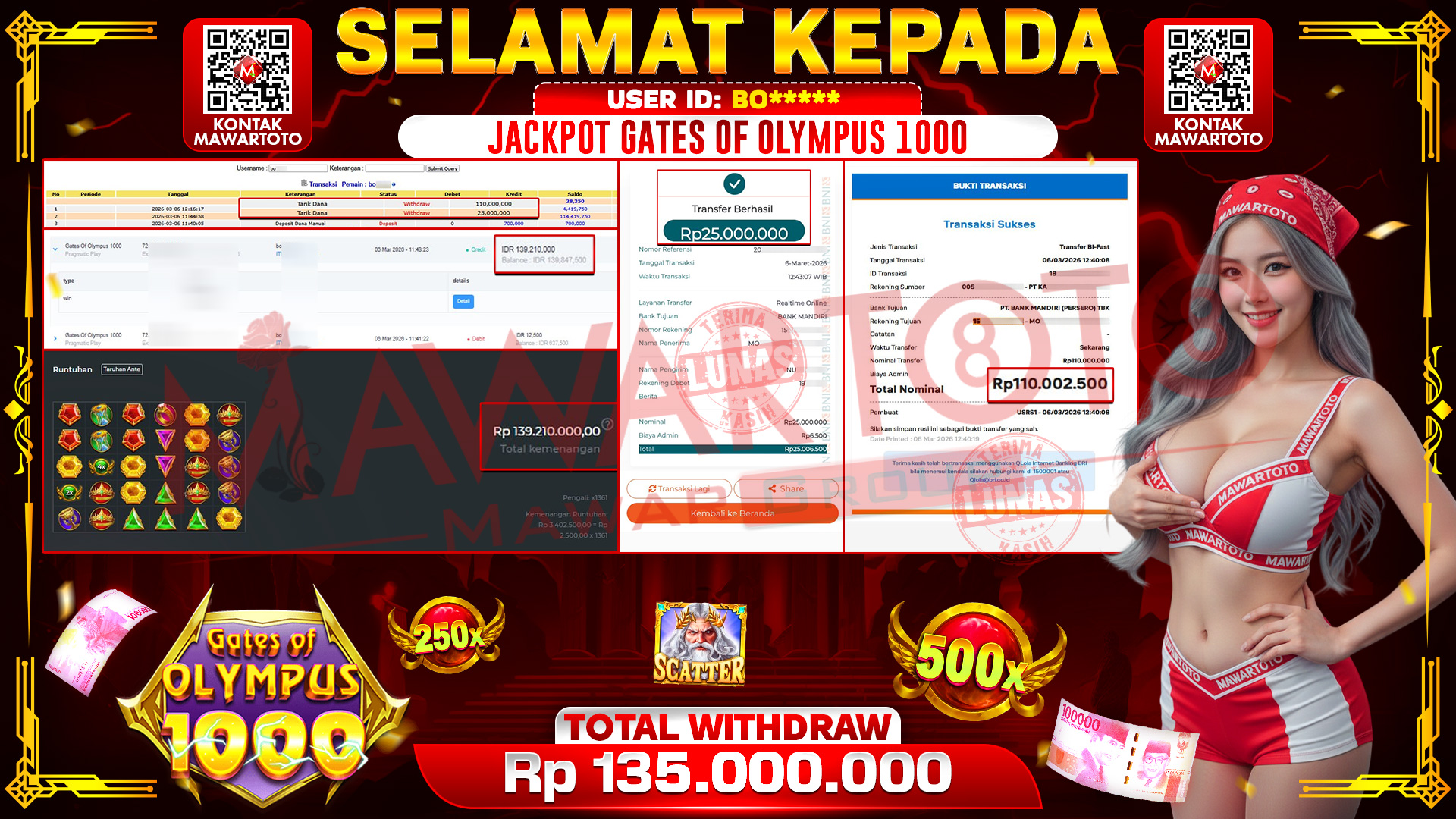 JACKPOT GATES OF OLYMPUS 1000