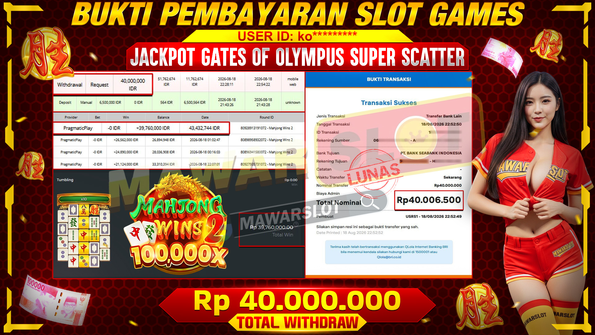 Mahjong Wins 2: Niatnya Cuma Iseng Colok Ubin, Eh Malah Nyangkut Jadi Sultan Dadakan!
