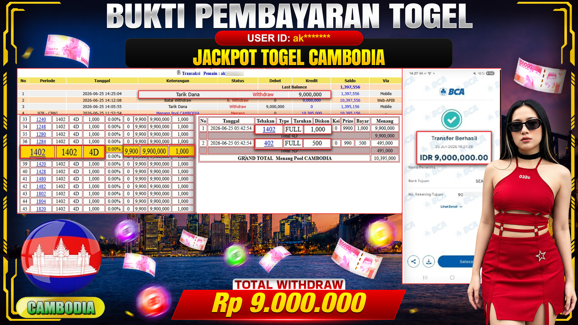 💰🎉 TOTO80 – JACKPOT TOGEL CAMBODIA RP. 9,000,000,- TELAH DIBAYARKAN! 💰🎉