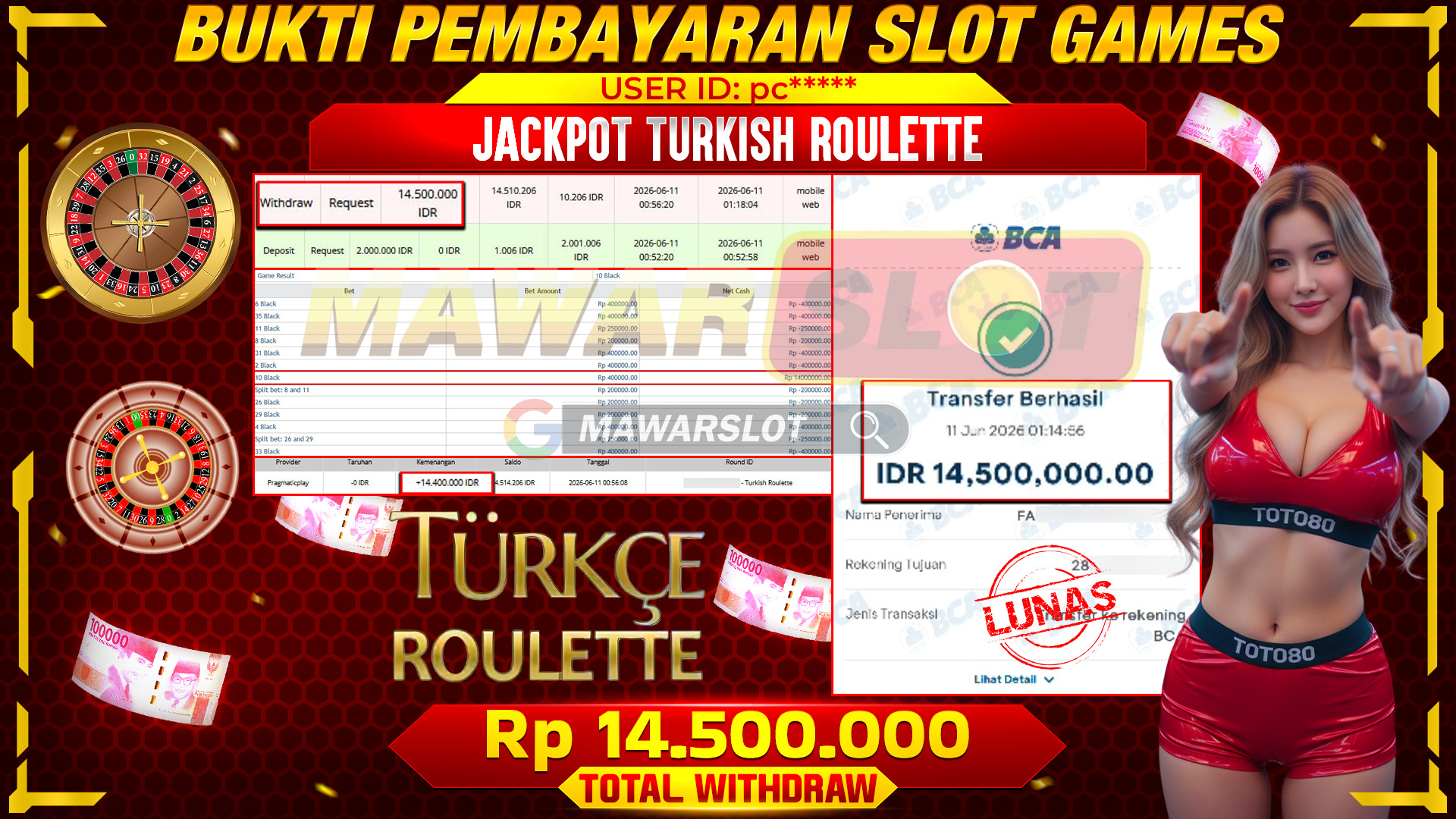 TURKISH ROULETTE HADIR! Putaran Elegan, Keseruan Bikin Nagih!