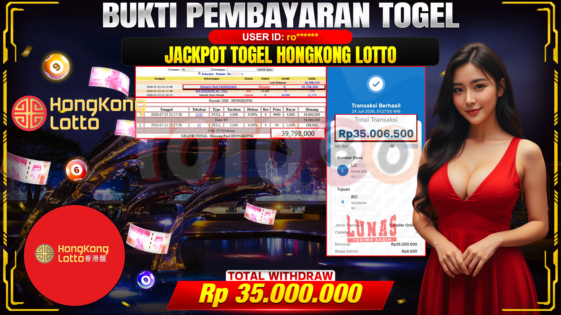 💰🎉 TOTO80 – JACKPOT TOGEL HONGKONG LOTTO RP. 35,000,000,- TELAH DIBAYARKAN! 💰🎉