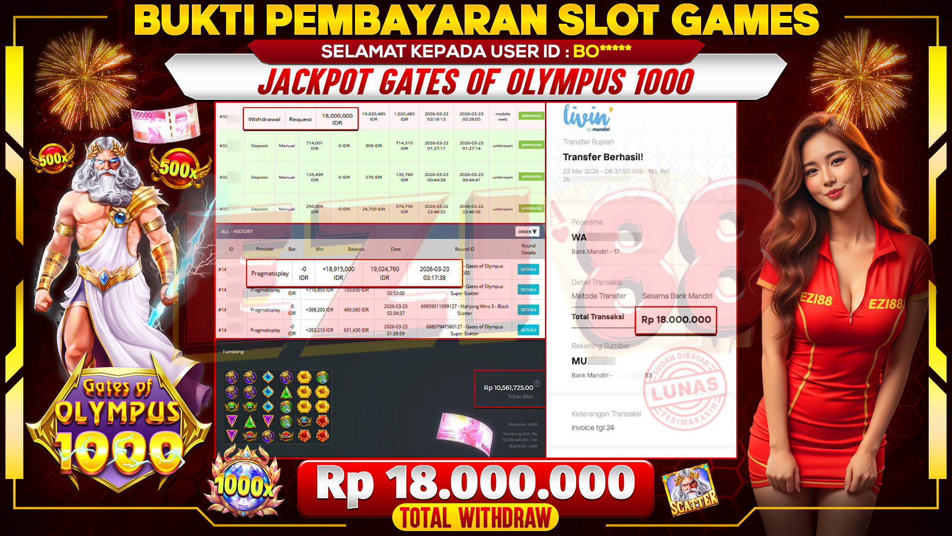 JACKPOT GATES OF OLYMPUS 1000