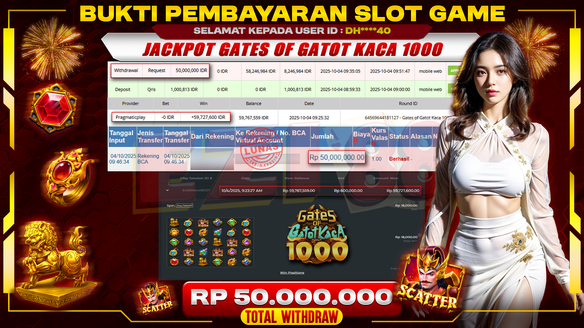 JACKPOT GATES OF GATOT KACA 1000
