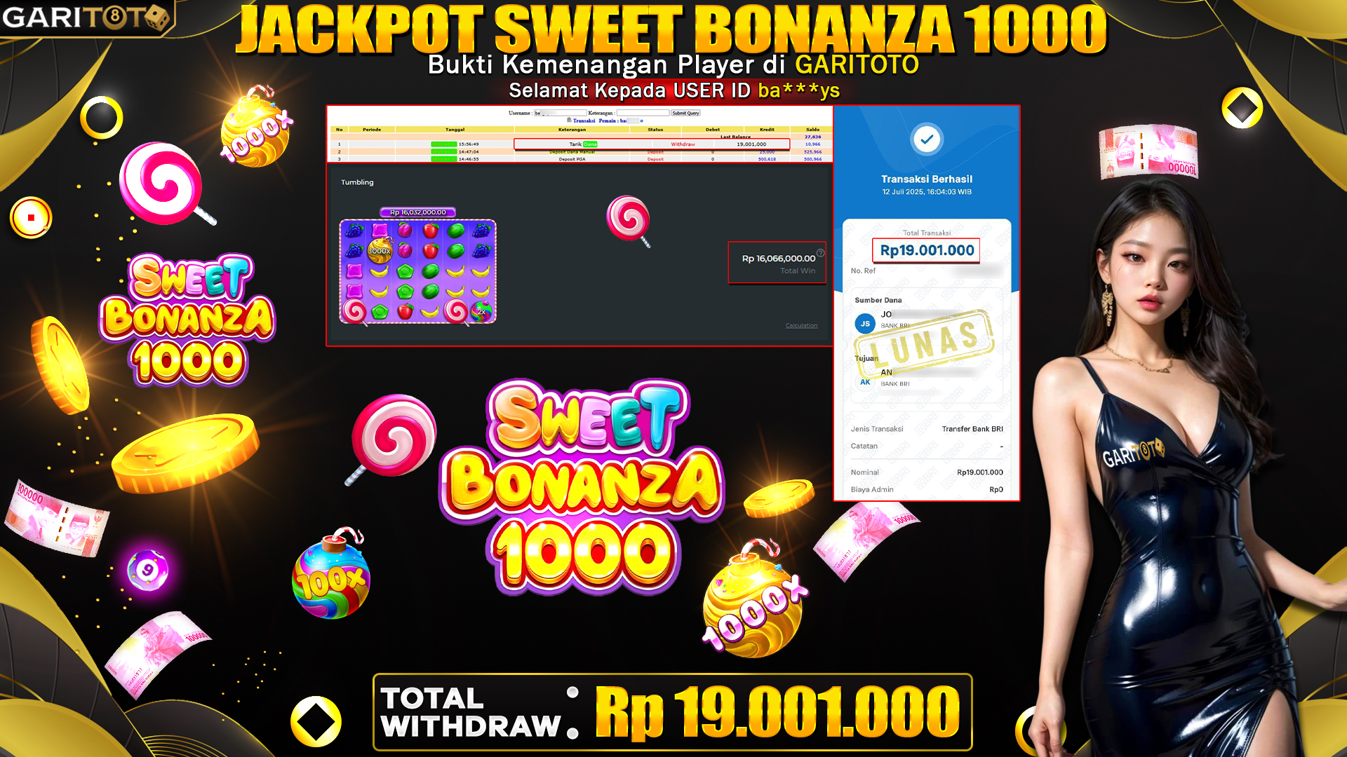 JACKPOT SWEET BONANZA 1000