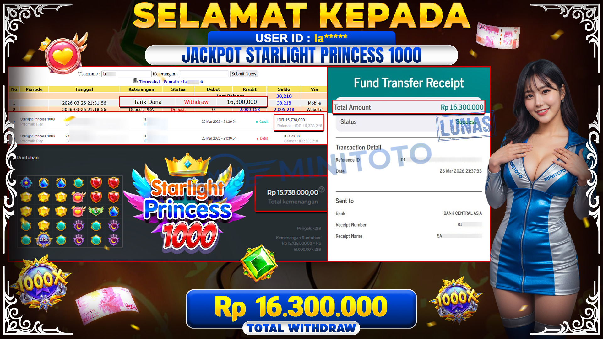 Starlight Princess 1000 - Pragmatic Play