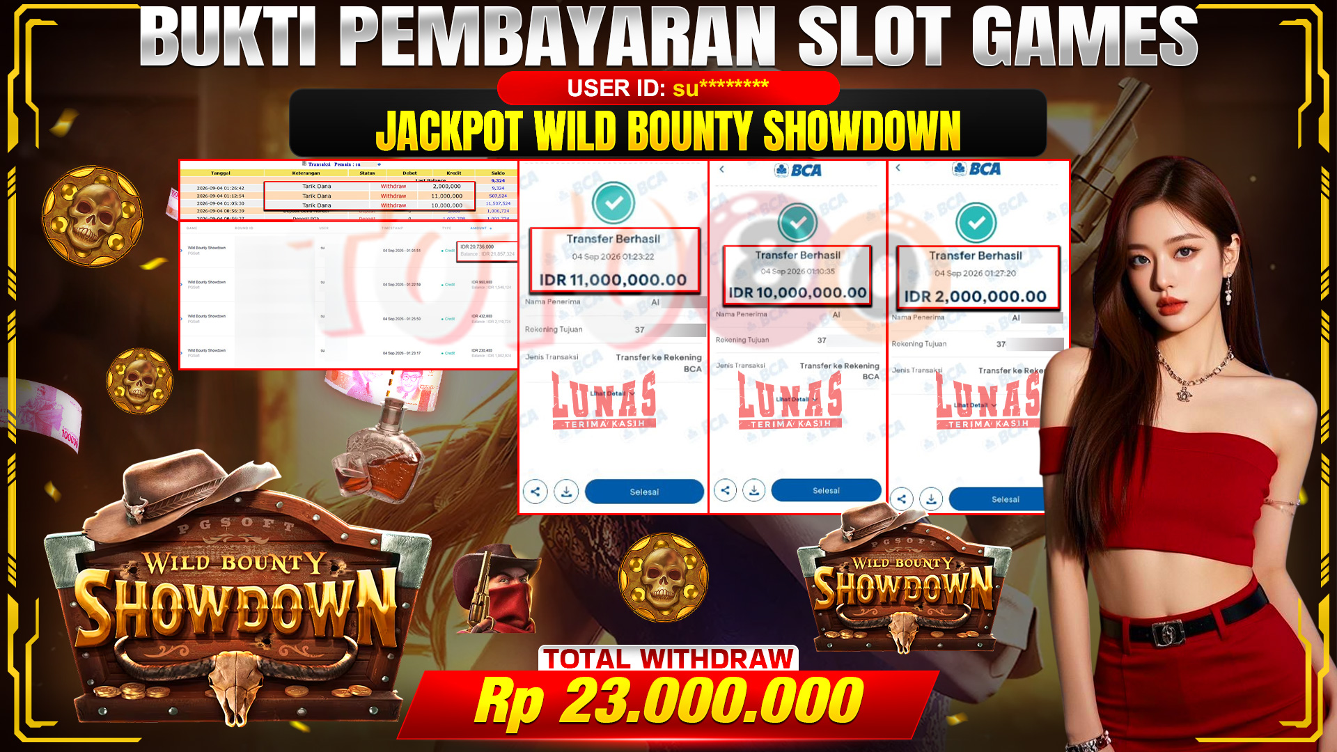 💰🎉 TOTO80 – JACKPOT SLOT WILD BOUNTY SHOWDOWN  RP. 23.000.000,- TELAH DIBAYARKAN!💰🎉
