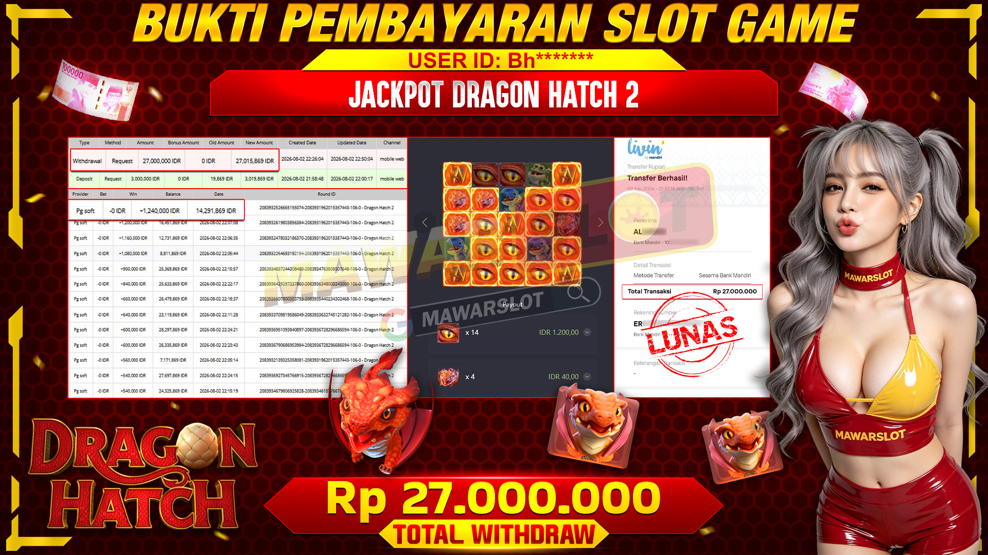 Fitur Lebih Ganas, Kemenangan Lebih Luas! Mainkan Dragon Hatch 2 Sekarang!