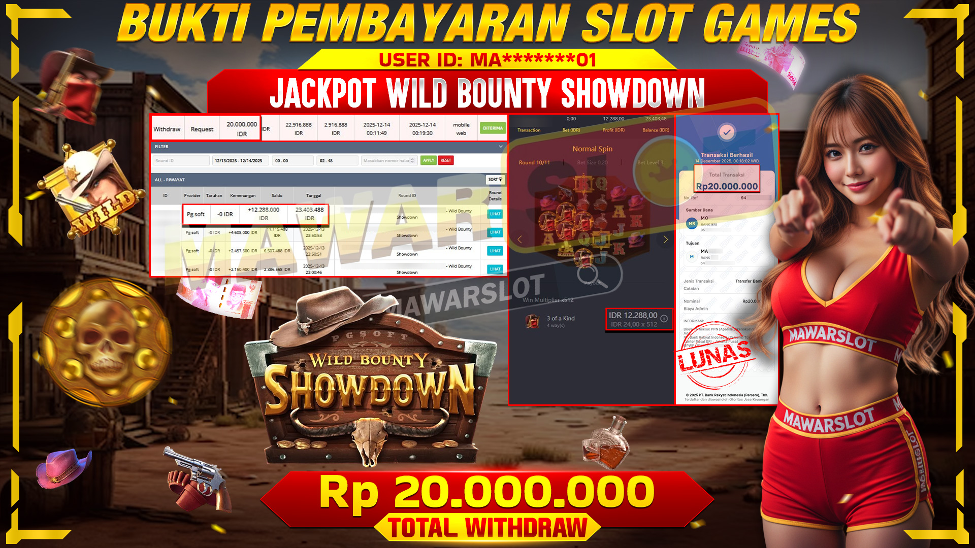 Duel Panas di Wild Bounty Showdown, JP Langsung Meledak!