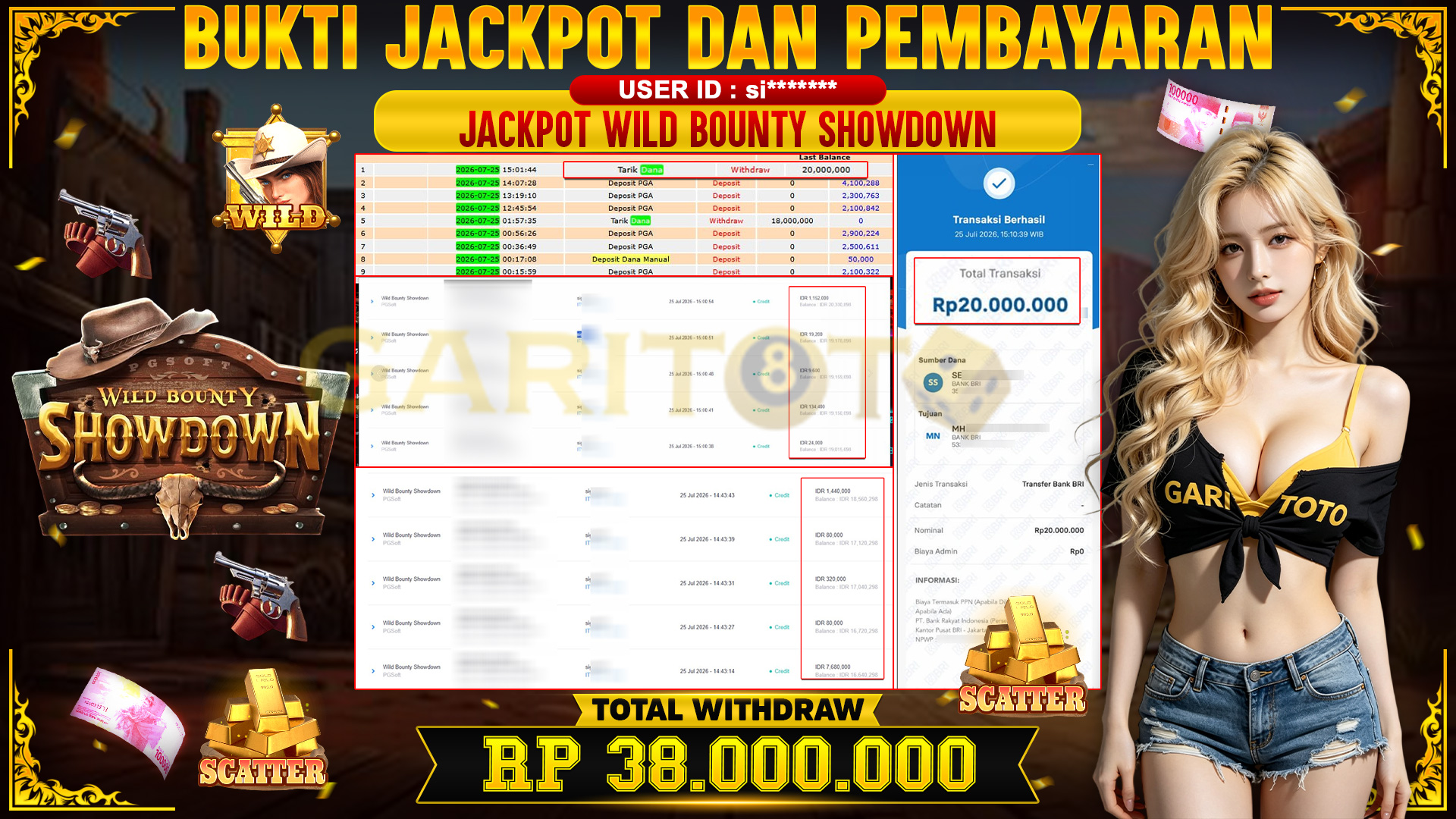 JACKPOT WILD BOUNTY SHOWDOWN