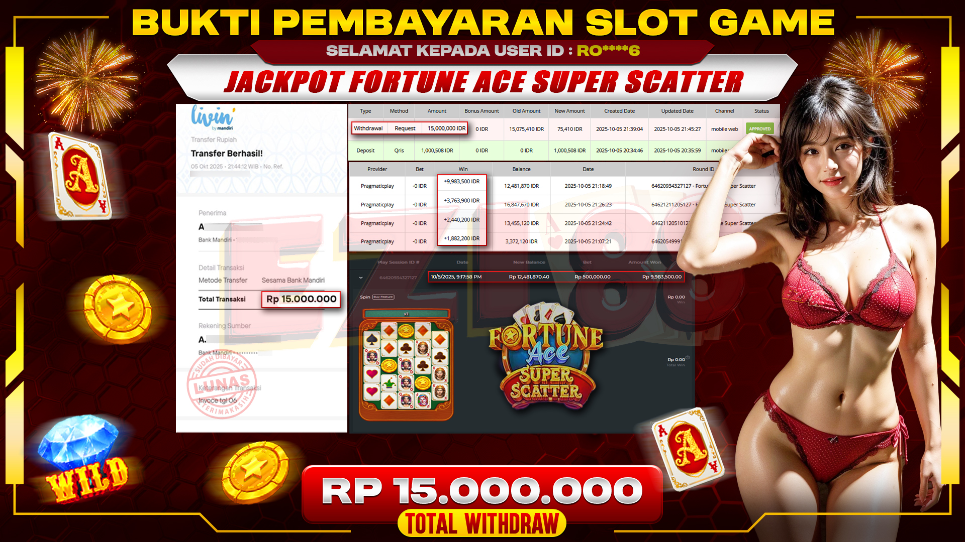 JACKPOT FORTUNE ACE SUPER SCATTER