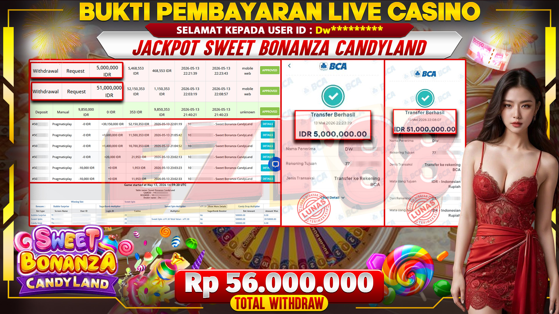 JACKPOT SWEET BONANZA CANDYLAND