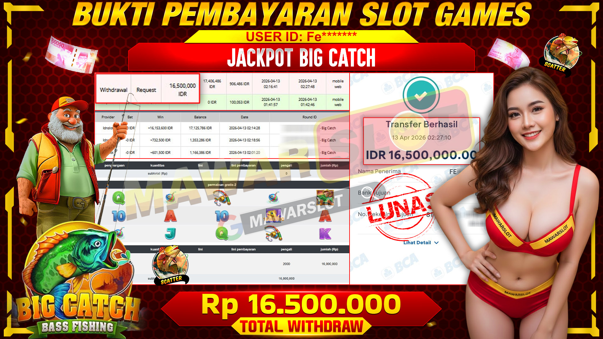 Big Catch Meledak! Sekali Lempar Langsung Panen Jackpot Besar