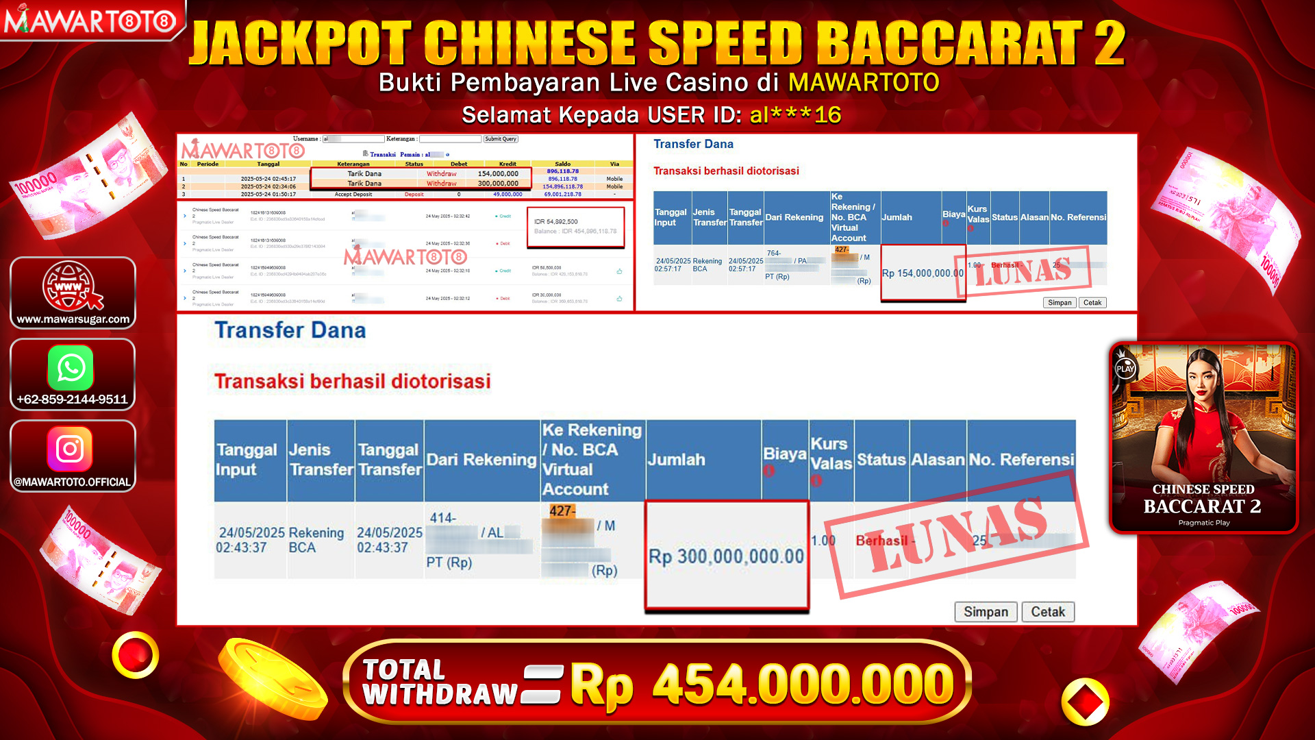 JACKPOT CHINESE SPEED BACCRAT 2