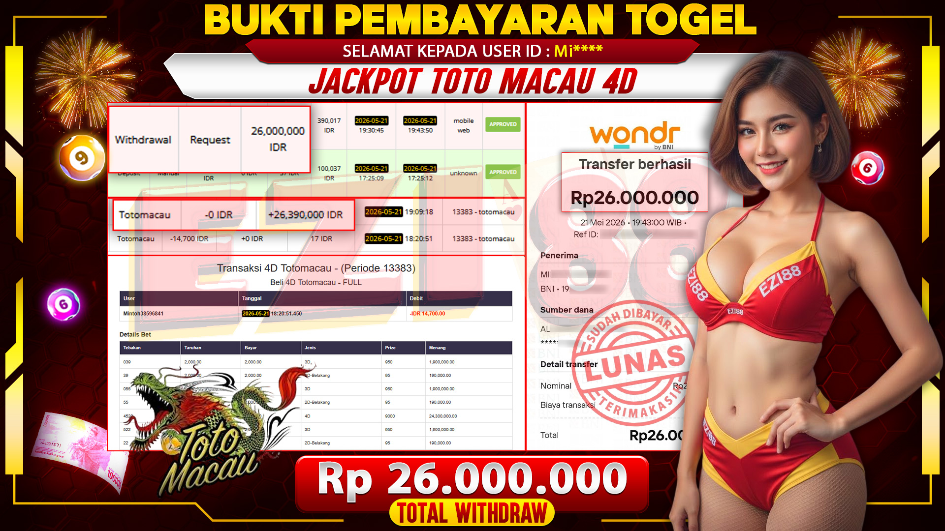 JACKPOT TOTO MACAU 4D