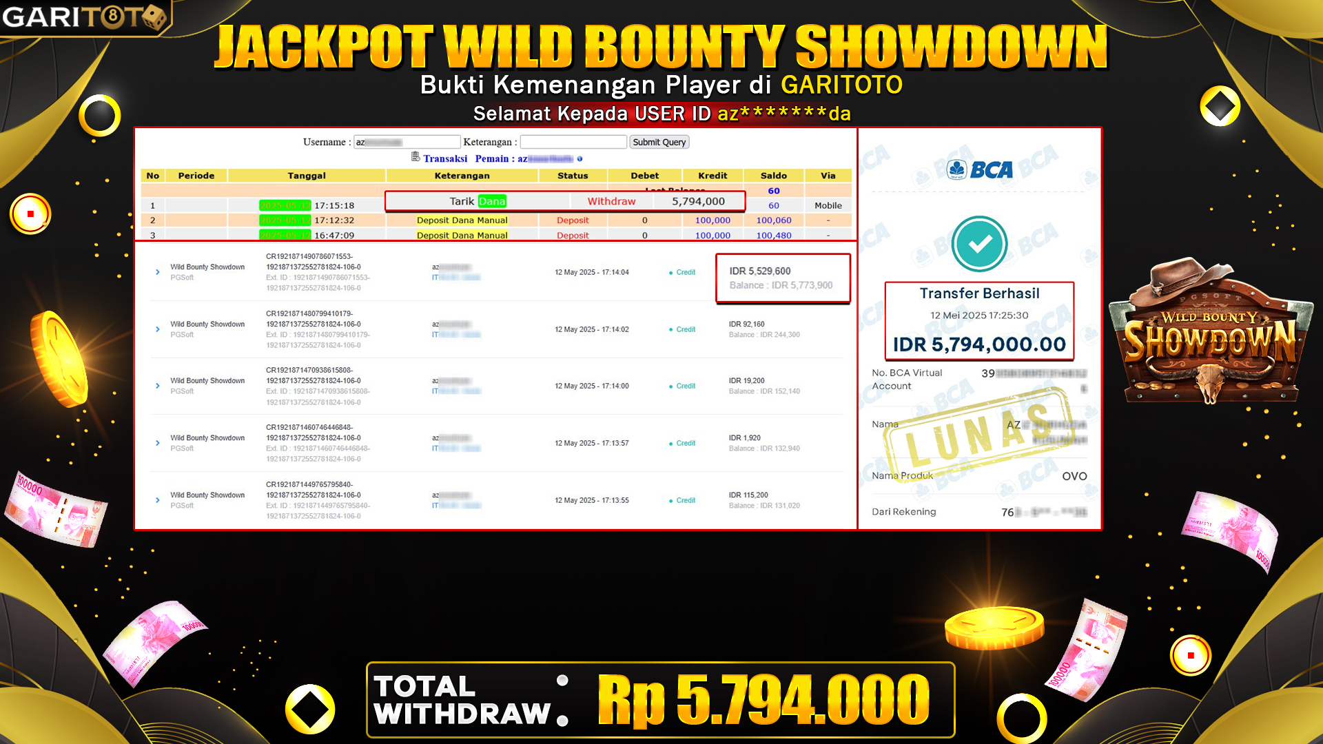 JACKPOT WILD BOUNTY SHOWDOWN