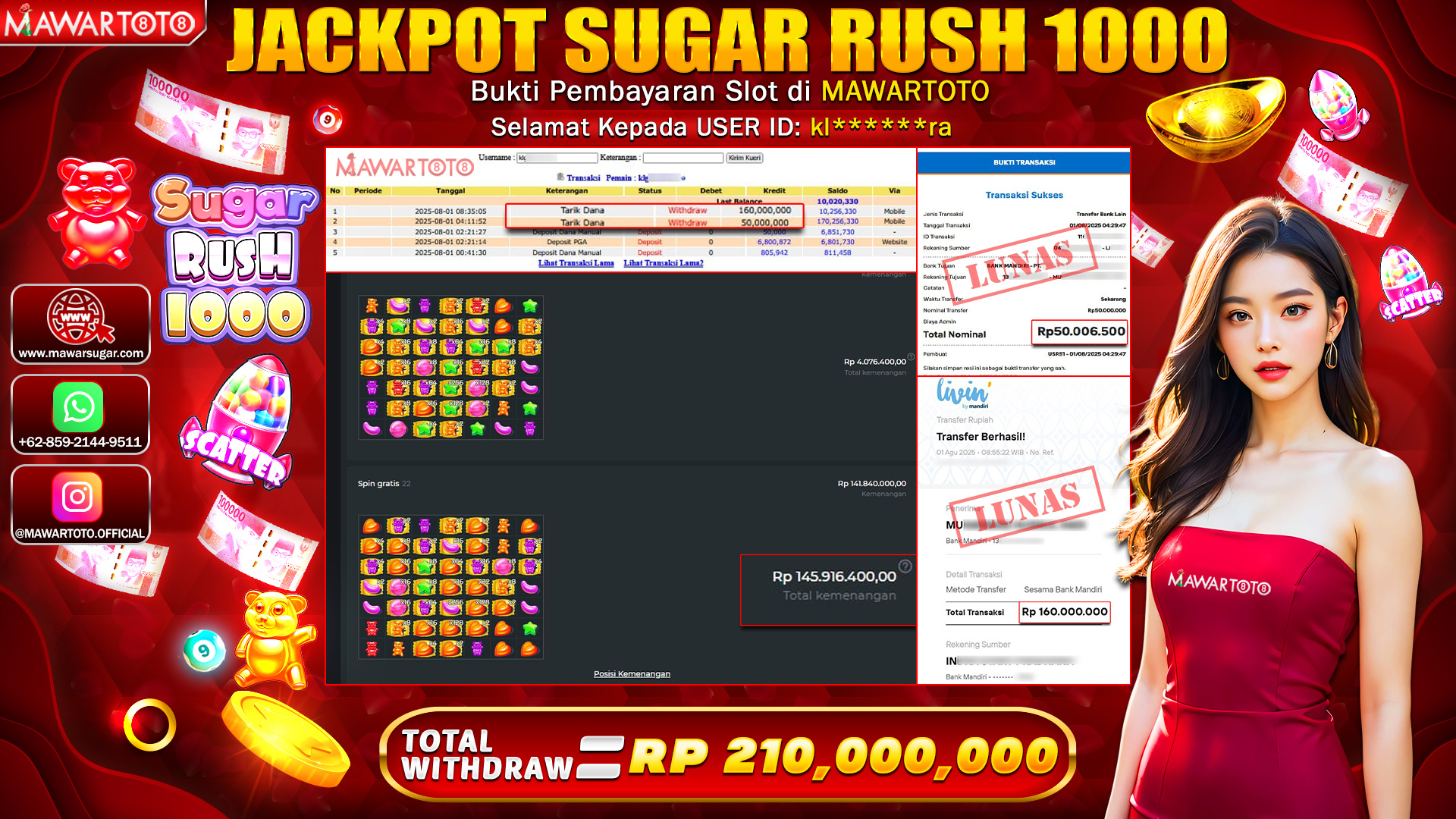 JACKPOT SUGAR RUSH 1000