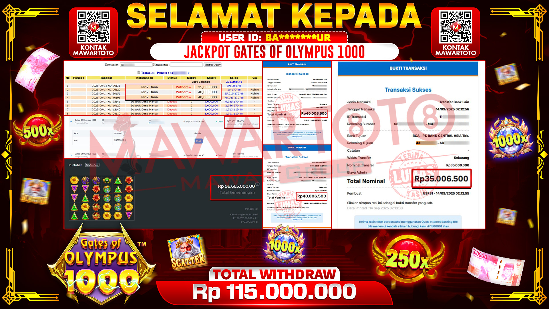 JACKPOT GATES OF OLYMPUS 1000