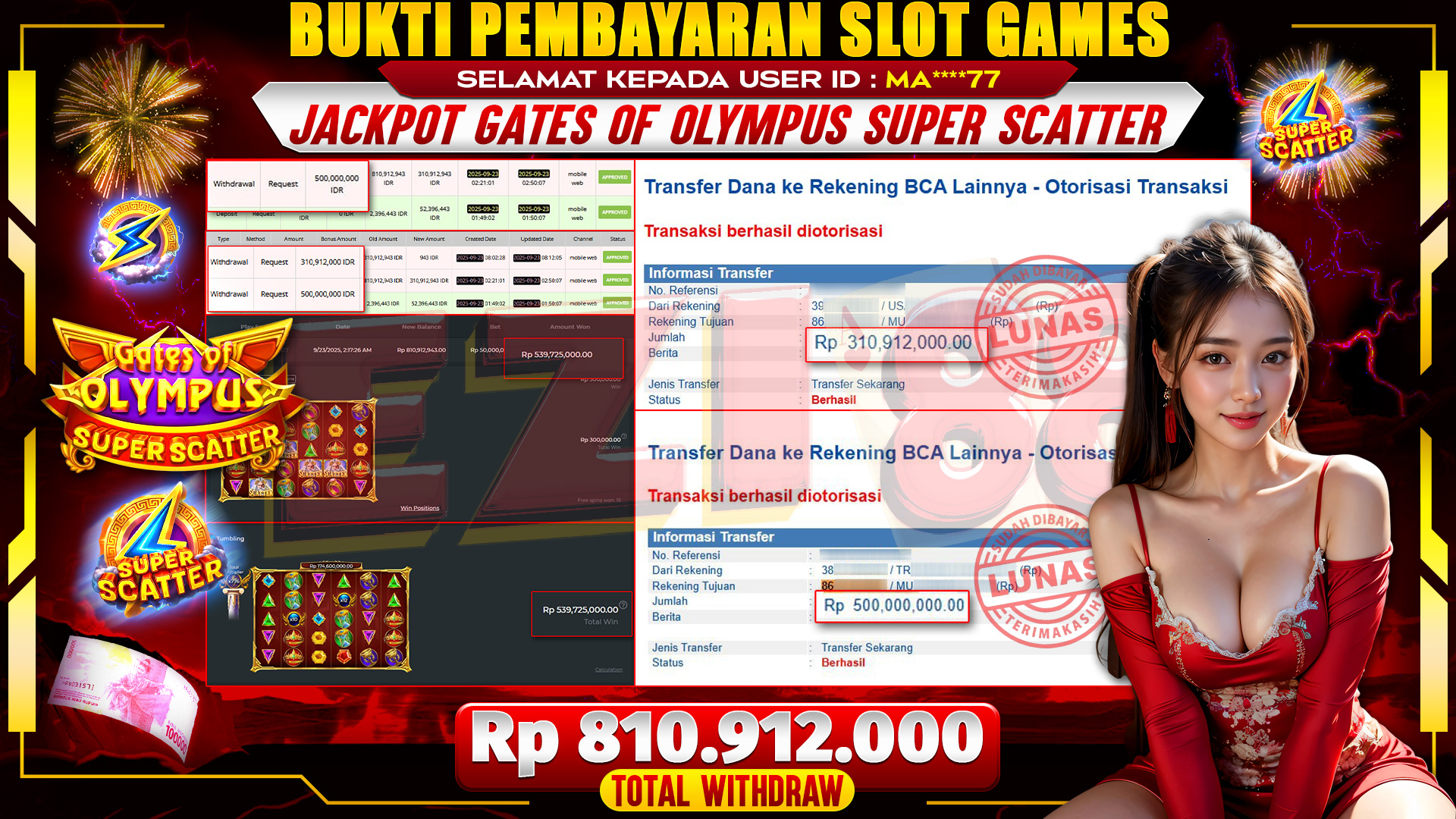JACKPOT GATES OF OLYMPUS SUPER SCATTER