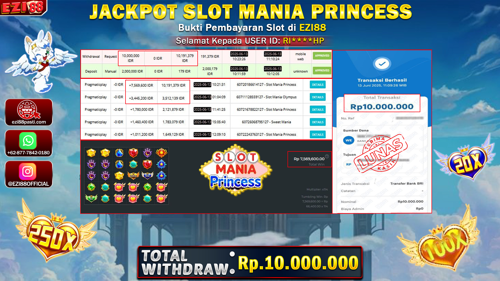 JACKPOT SLOT MANIA PRINCESS