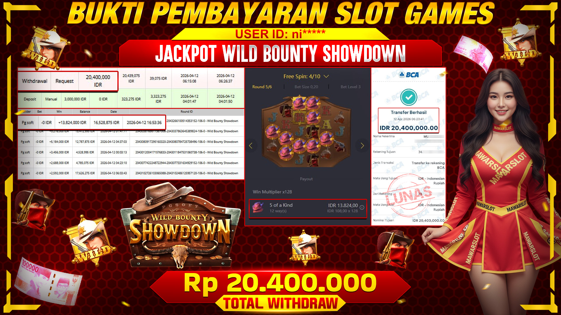 Wild Bounty Showdown: Duel Koboi dengan Jackpot Menggila!