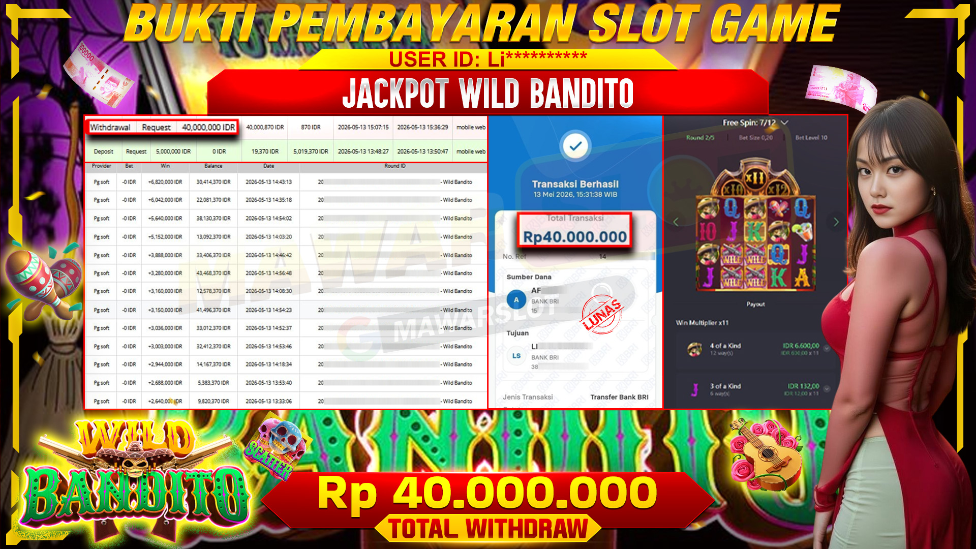 Wild Bandito: Datang Sebagai Buronan, Pulang Sebagai Miliarder!