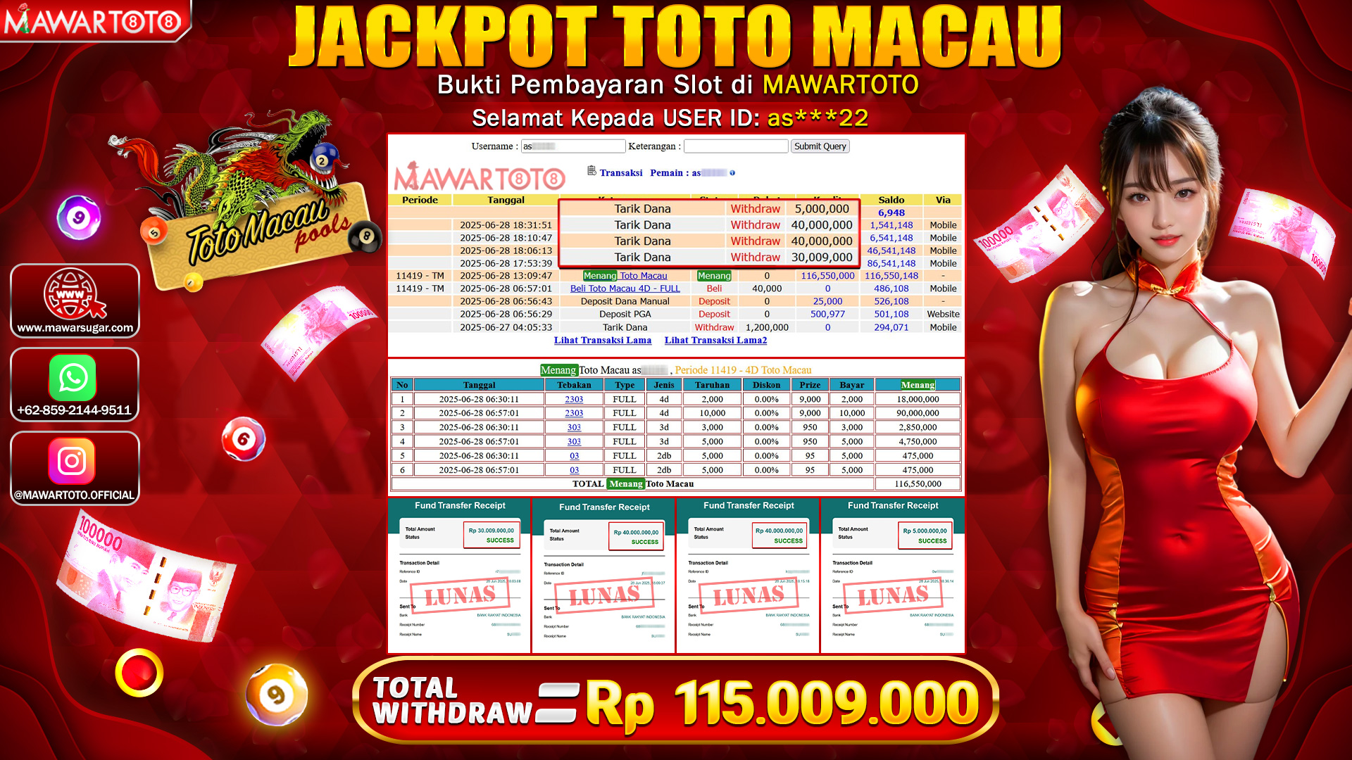 JACKPOT TOTO MACAU