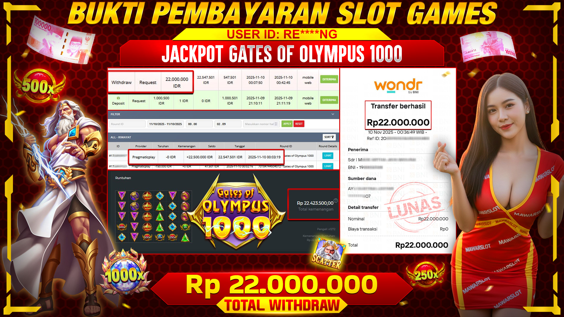 “Petir Zeus Menggila! Olympus 1000 Resmi Takluk Ledakan Multi Tak Terduga