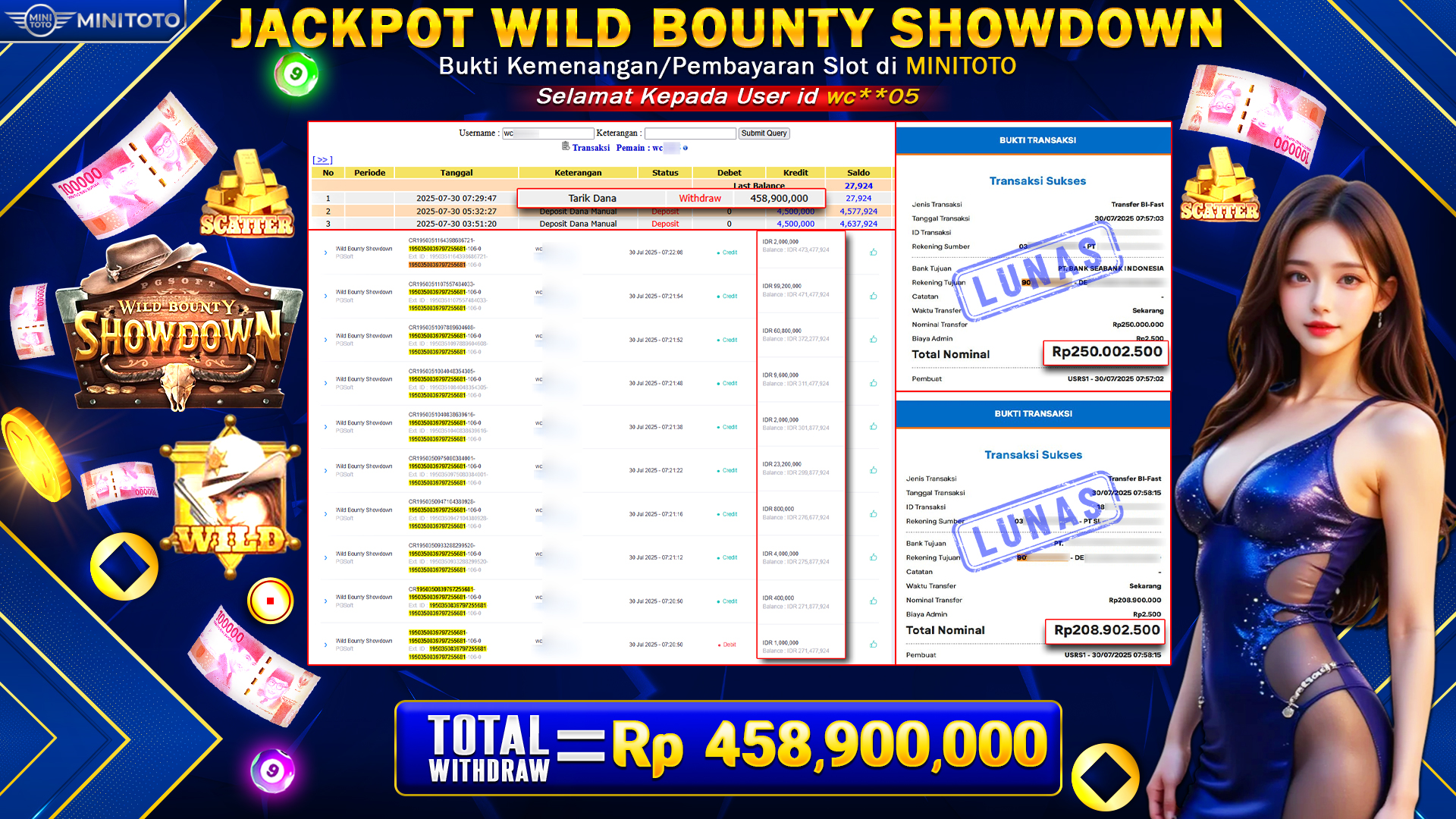 JACKPOT SLOT WILD BOUNTY SHOWDOWN (PG SOFT)