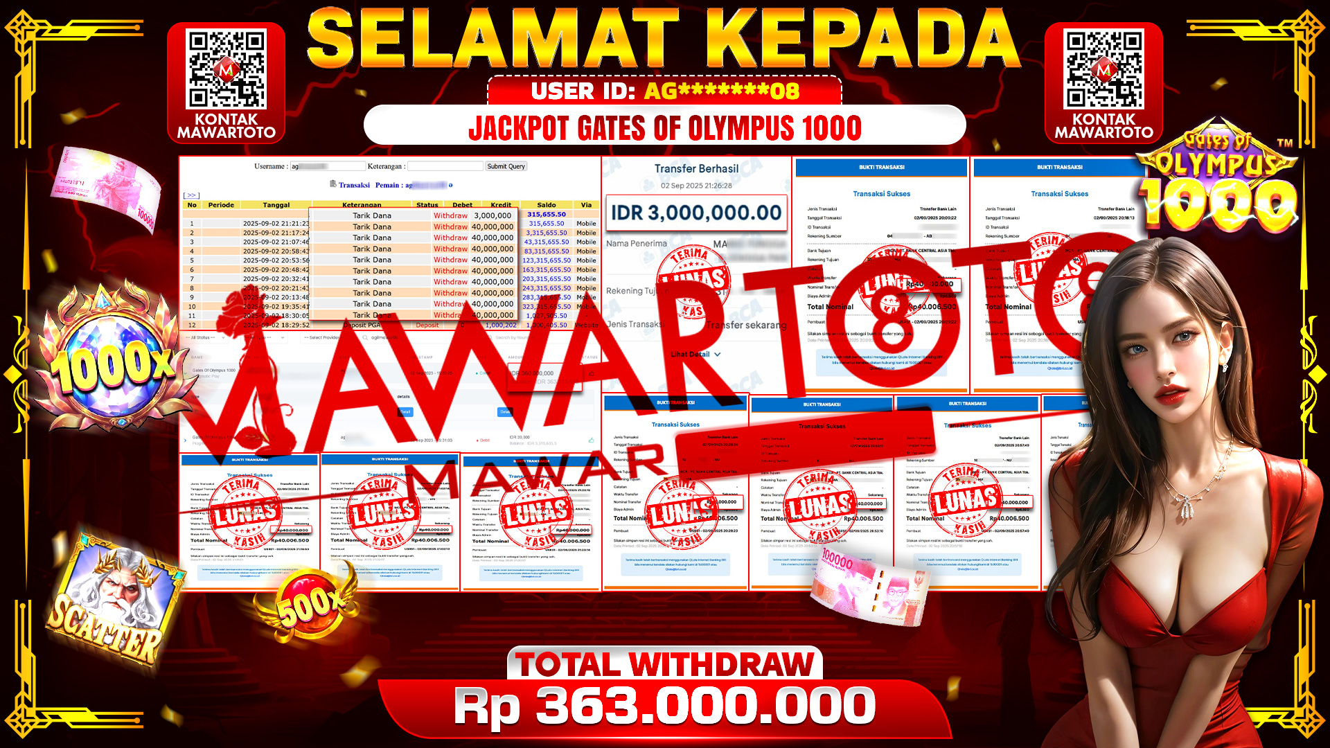 JACKPOT GATES OF OLYMPUS 1000