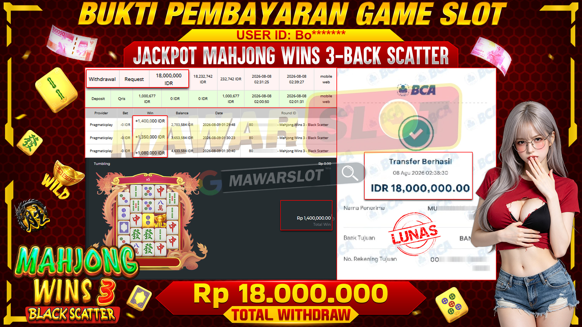 Gerbang Ubin Gelap: Menguak Harta Karun Tersembunyi Mahjong Wins 3