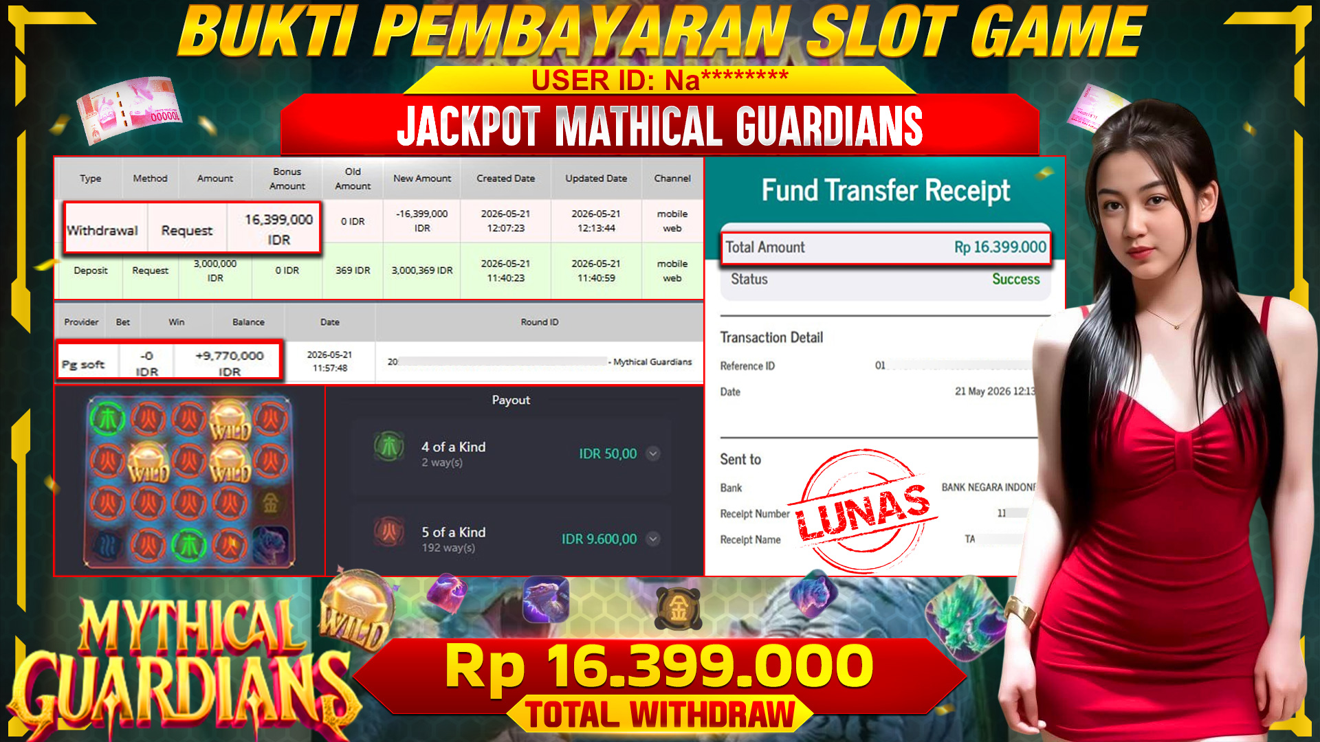 Mythical Guardians: Spin Santai Tapi Cuan Datang Bertubi-Tubi!