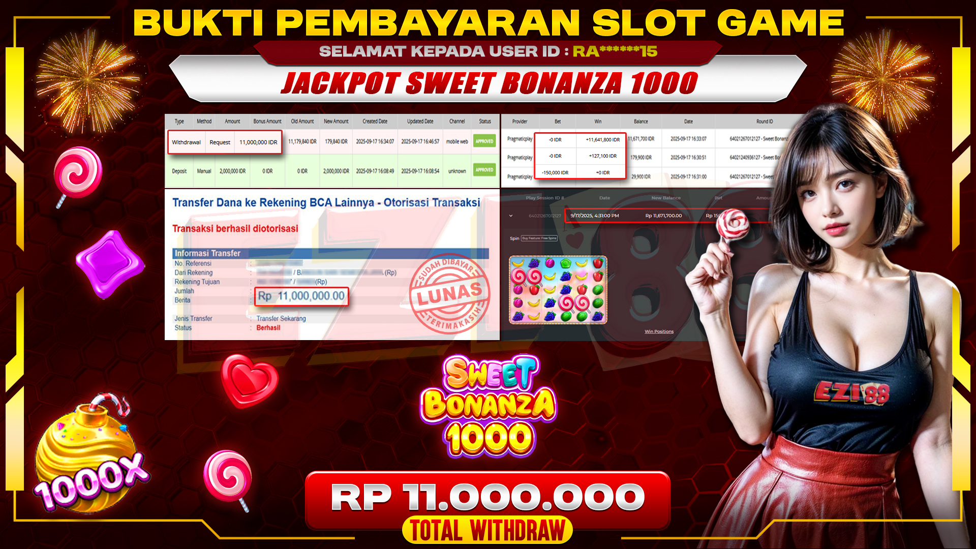 JACKPOT SWEET BONANZA 1000