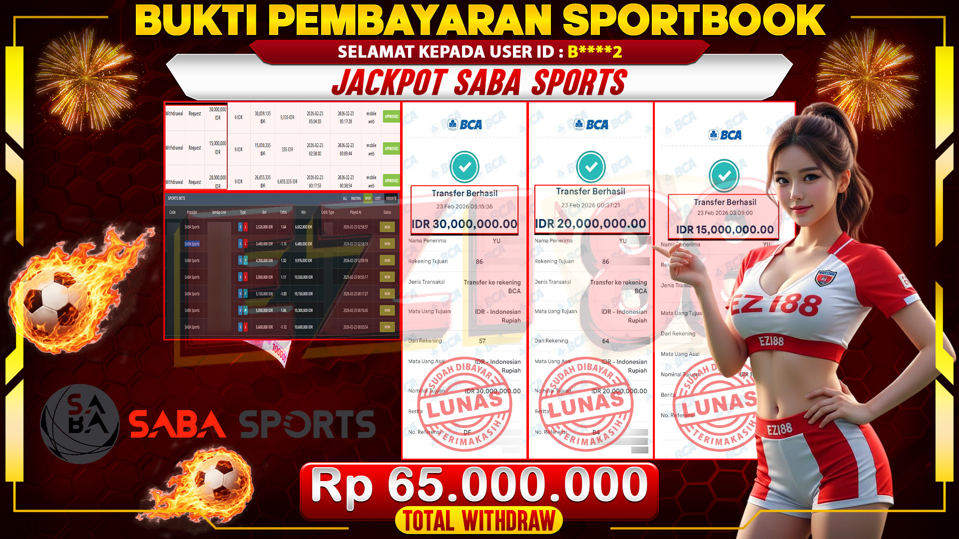 JACKPOT SABA SPORT